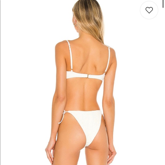 NWT L*Space Cream Bikini: Marley Bikini Top and Aubree Bitsy Bottoms Small $209 - Picture 5 of 16